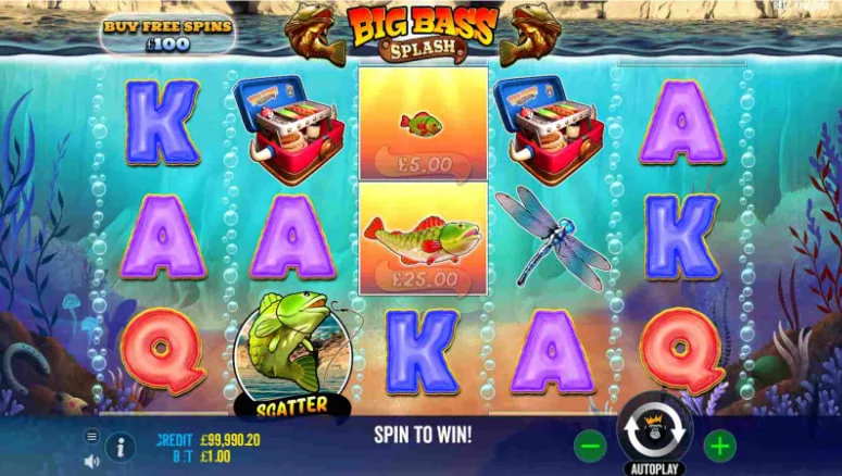Jogar Big Bass Splash Slot