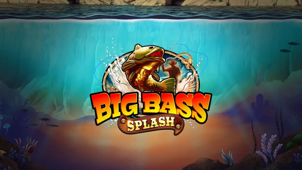 Logotipo do slot Big Bass Splash