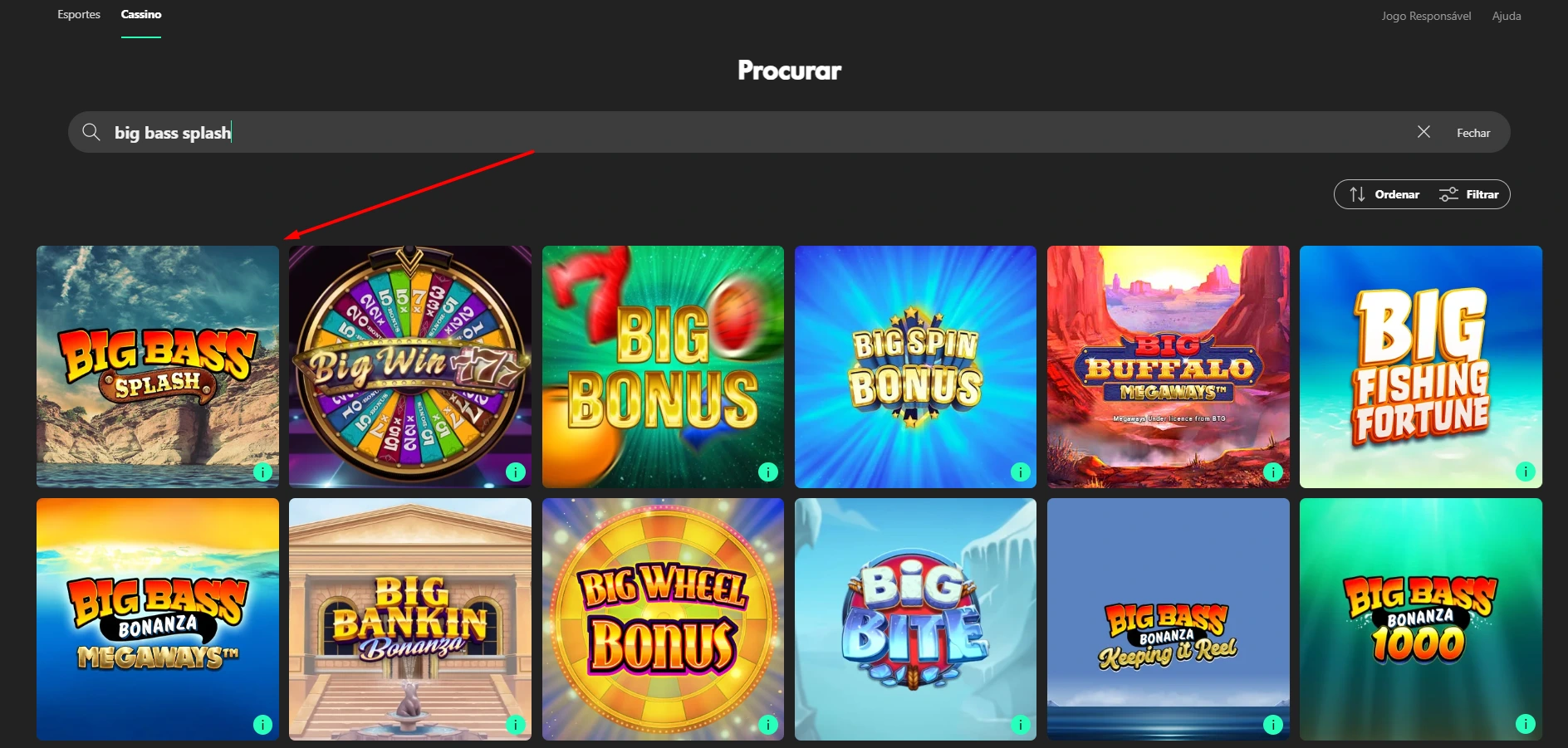 big bass splash on bet 365